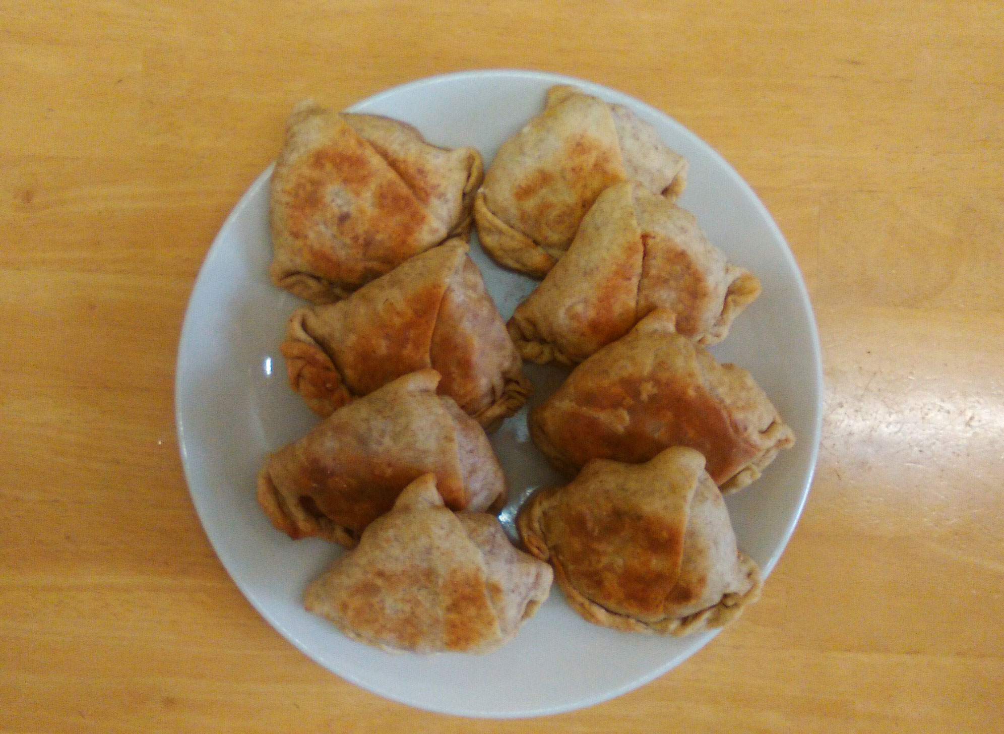 Vegan baked samosa