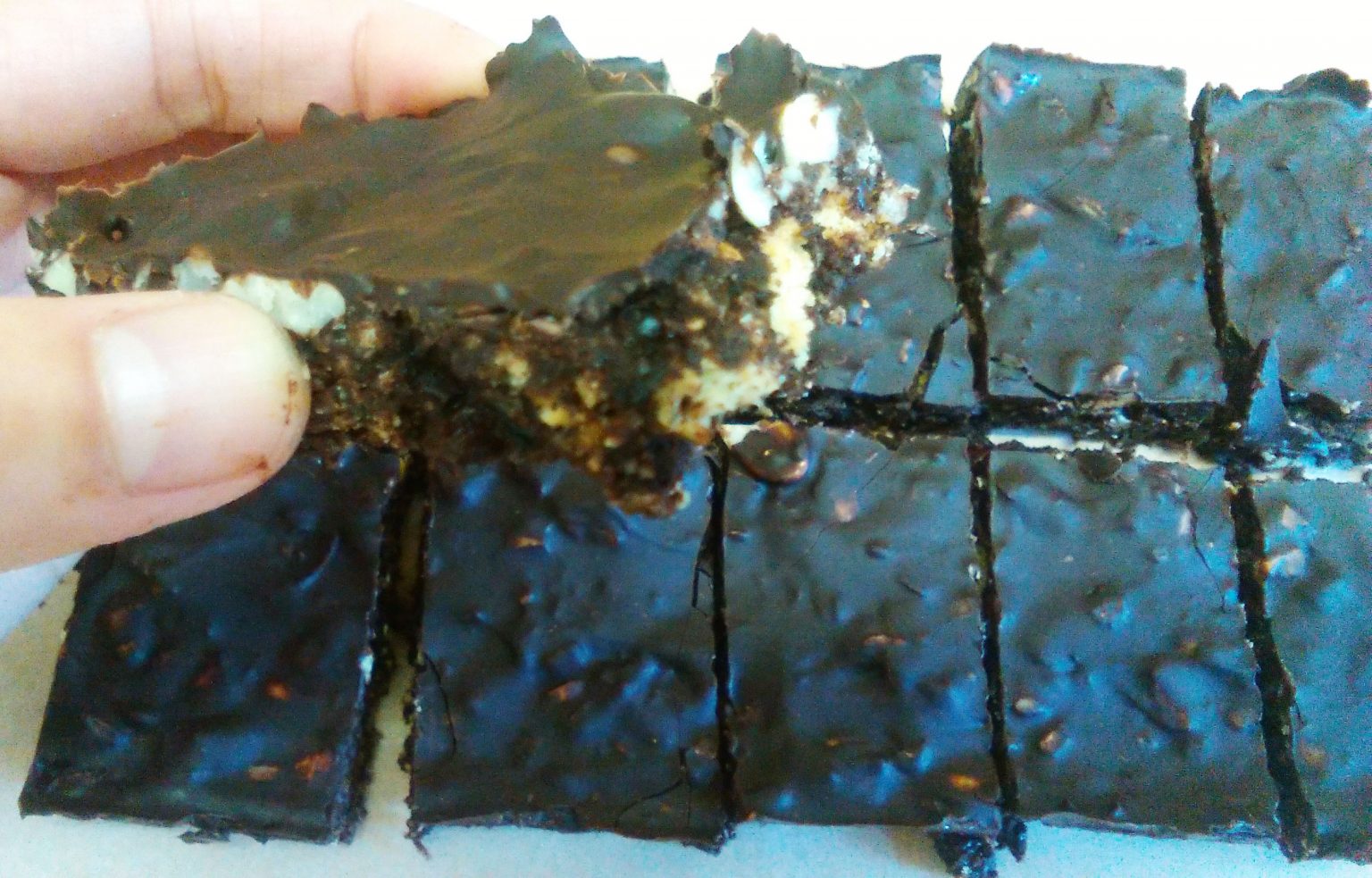 Vegan Chocolate Tiffin Bar • Cook Us Vegan