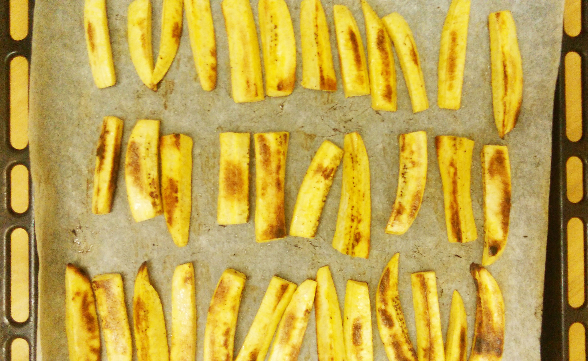 plantain oven chips