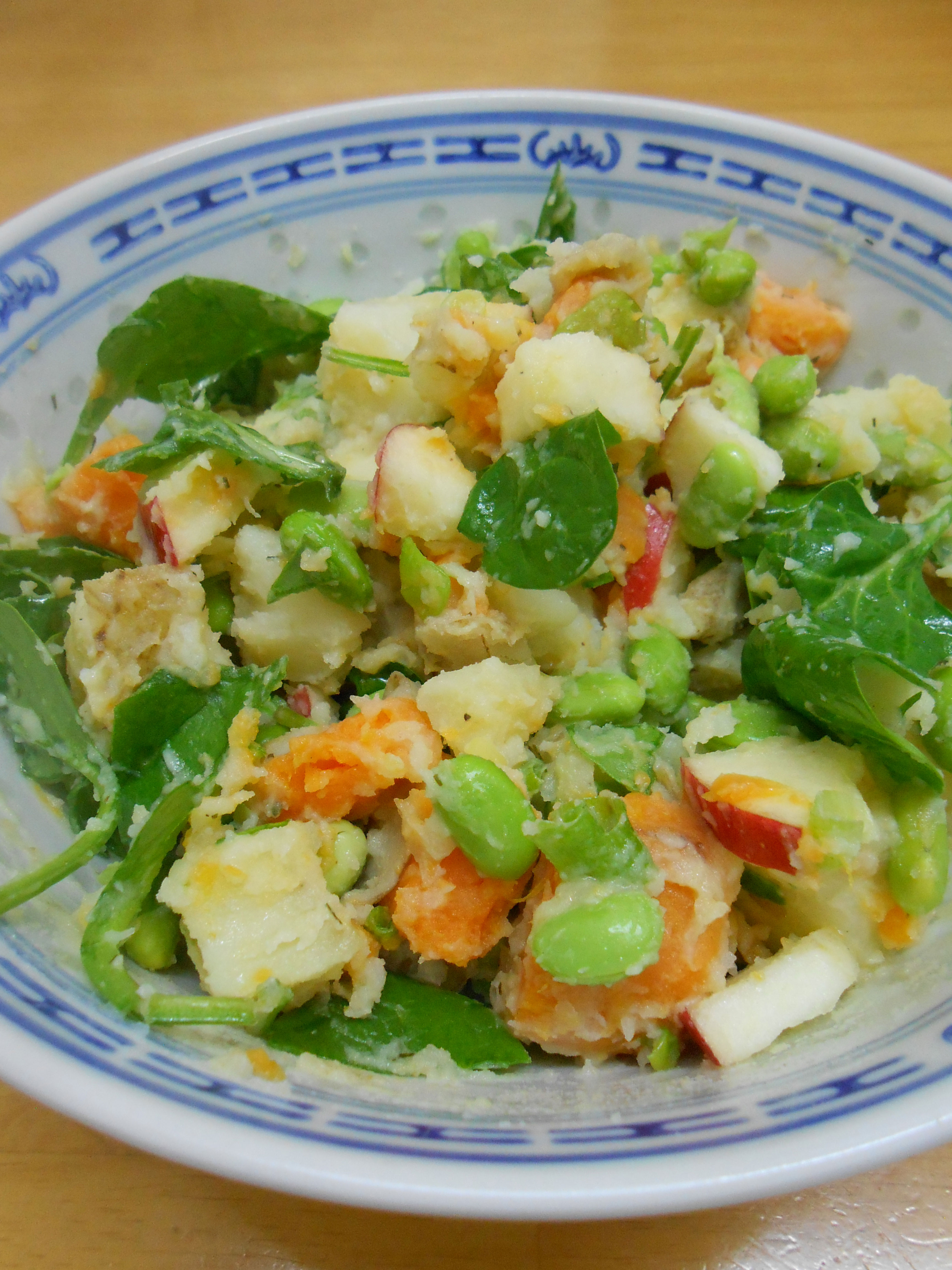 vegan quick potato salad