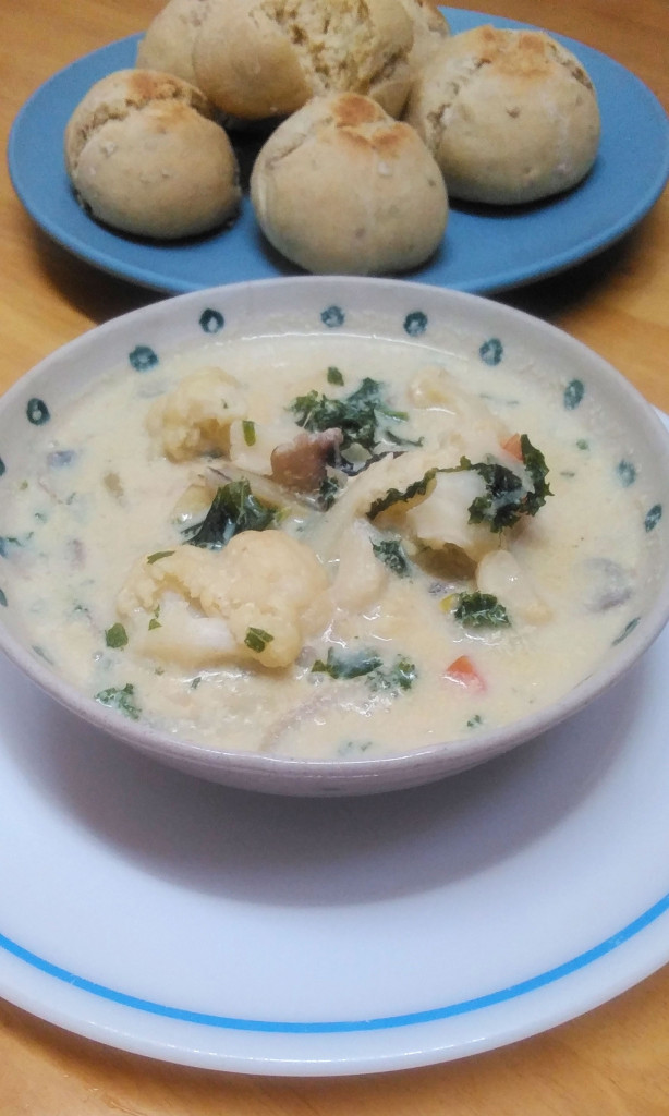 cauliflower and vegetable soup